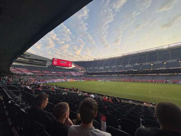 Soldier Field, section: 107, row: 12, seat: 14