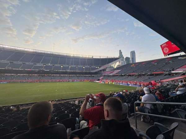 Soldier Field, section: 107, row: 12, seat: 15