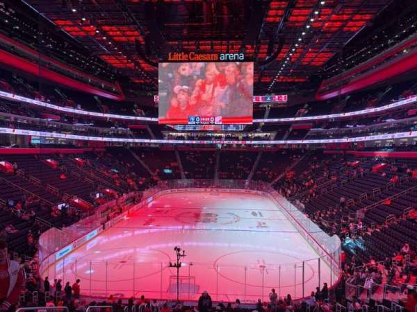 Little Caesars Arena, section: 115, row: 24, seat: 19