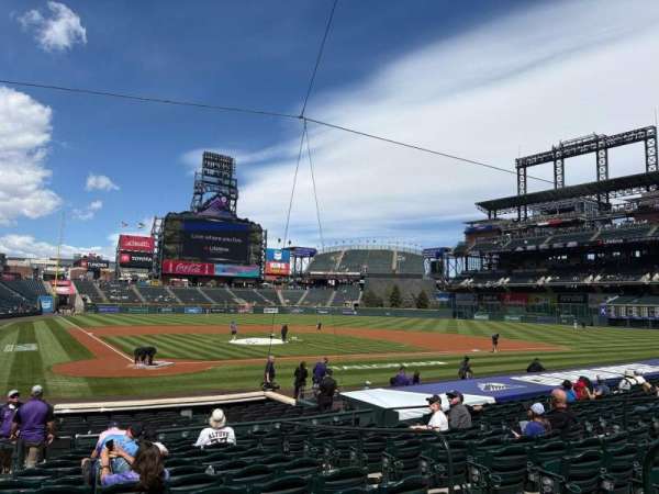 Coors Field, section: 127, row: 16, seat: 5
