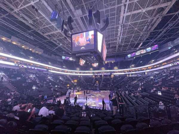 Delta Center, section: 1, row: R, seat: 7
