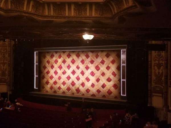Cadillac Palace Theater, section: Dress Circle R, row: LL, seat: 6