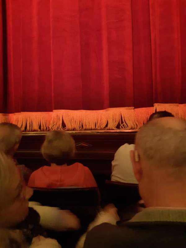 Apollo Theatre, section: Stalls, row: C, seat: 10