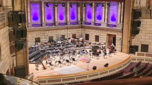 Eastman Theatre, section: Loges L, row: A, seat: 104