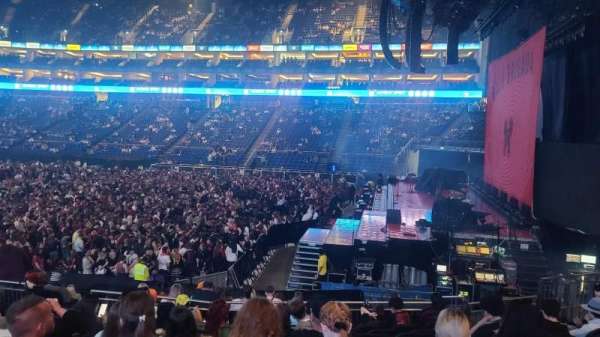 The O2, London, section: 112, row: R, seat: 392