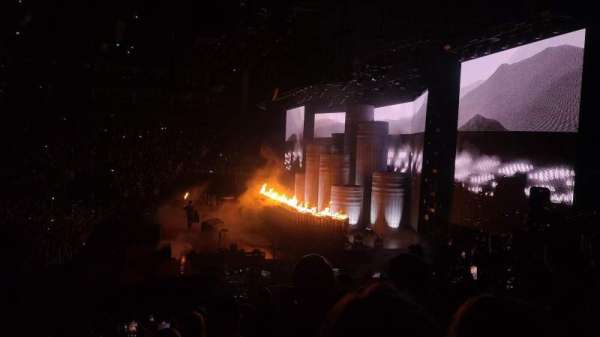 The O2, London, section: 112, row: R, seat: 392