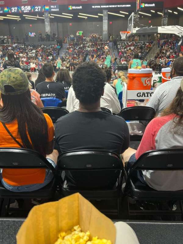 Gateway Center Arena, section: 104, row: EE, seat: 3