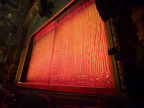 New Amsterdam Theatre, section: Orchestra R, row: D, seat: 14