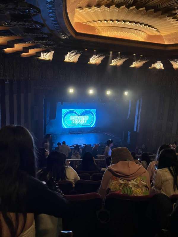 The Wiltern, section: MEZZ, row: H, seat: 127