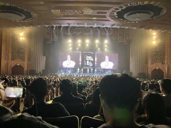 Paramount Theater, Oakland, section: Orchestra R, row: OO, seat: 104