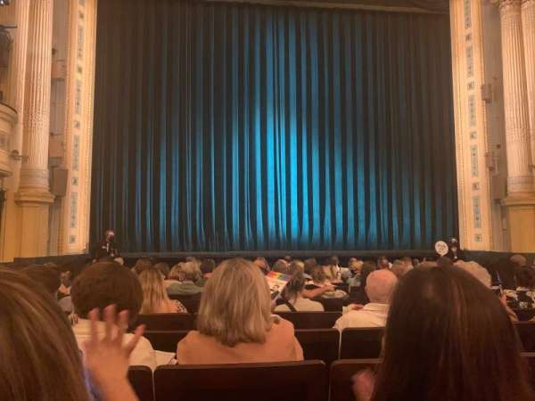 Hudson Theatre, section: Orchestra C, row: M, seat: 106