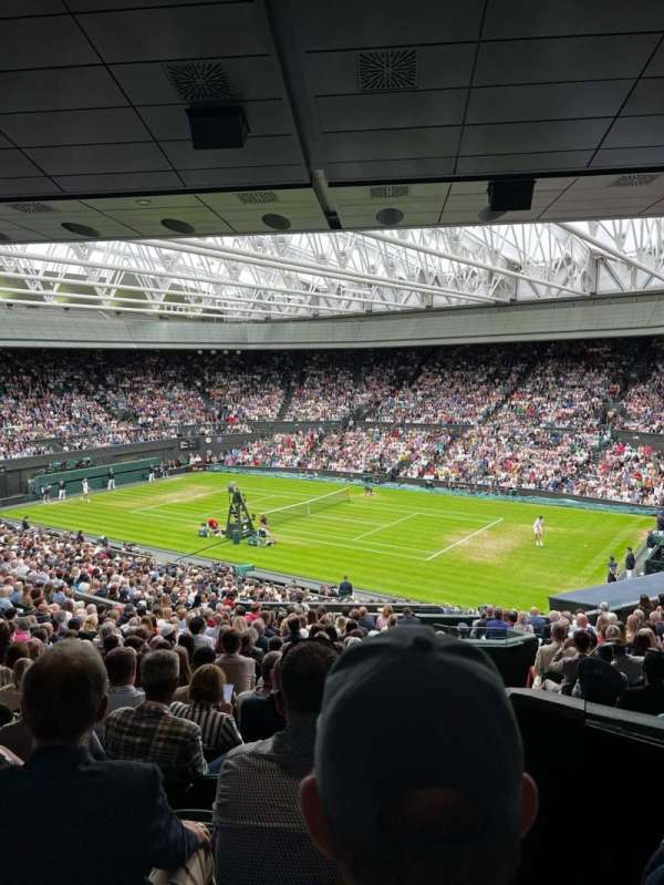 Wimbledon, Centre Court, section: 303, row: S, seat: 75