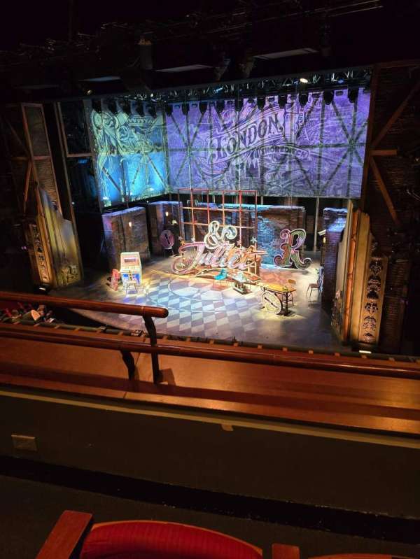 Stephen Sondheim Theatre, section: Mezzanine R, row: BB, seat: 4