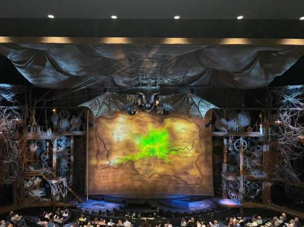 Gershwin Theatre, section: Front Mezzanine C, row: A, seat: 110