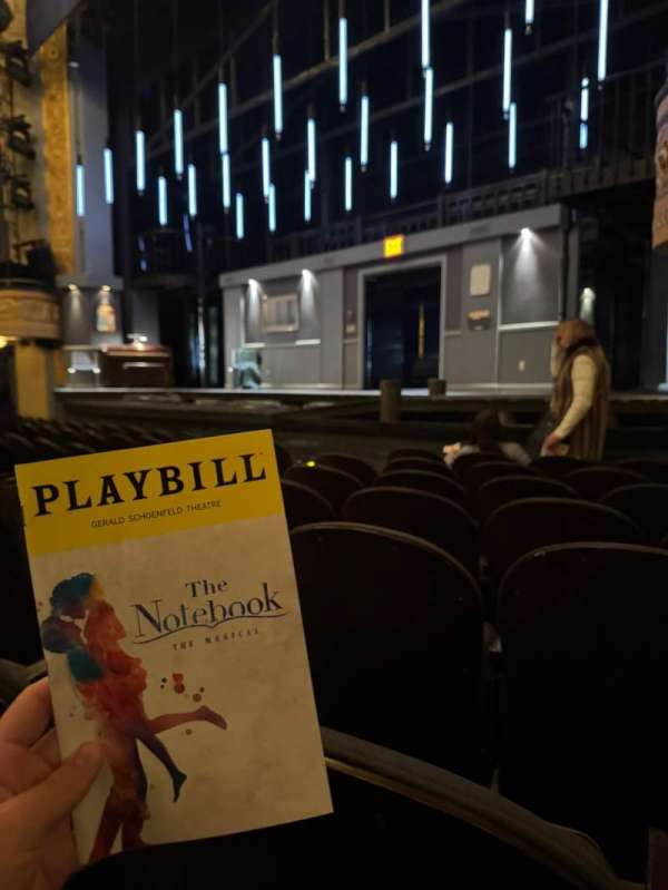 Gerald Schoenfeld Theatre, section: Orchestra L, row: H, seat: 14