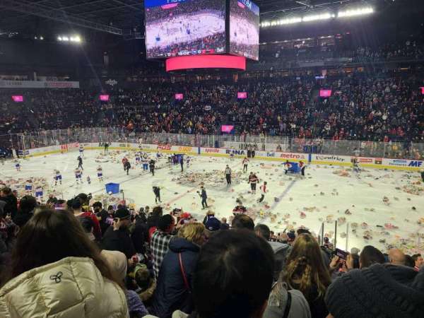 Place Bell, section: 116, row: S, seat: 9