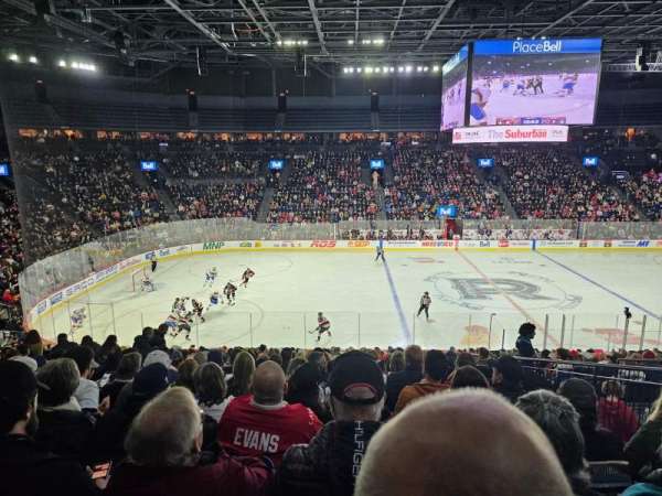 Place Bell, section: 110, row: Y