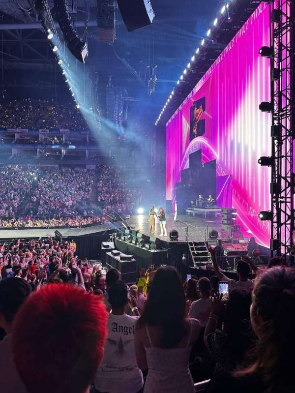 The O2, London, section: 112, row: K, seat: 387