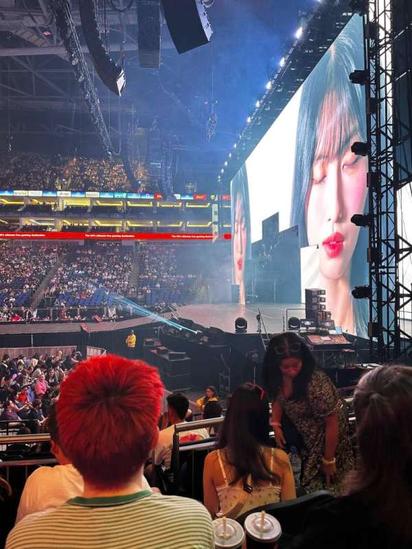 The O2, London, section: 112, row: K, seat: 387