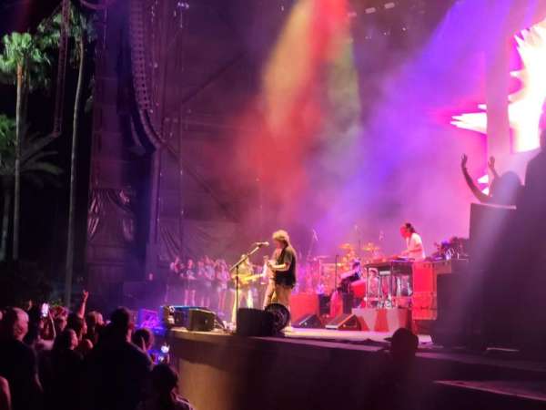 iThink Financial Amphitheatre, section: 1, row: H, seat: 16