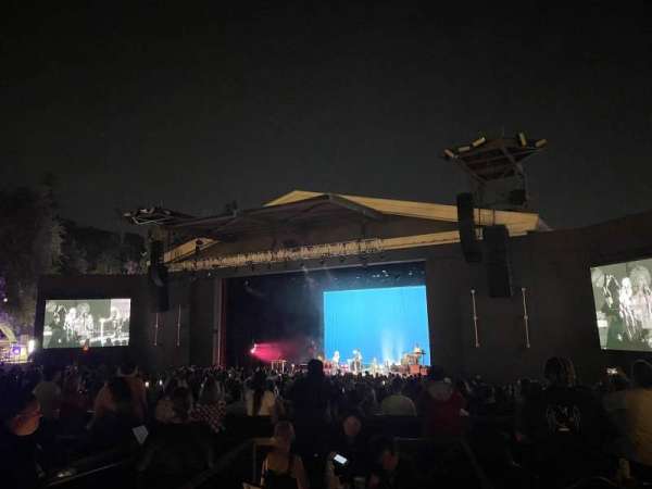 The Greek Theatre, section: B Right, row: A, seat: 28-30