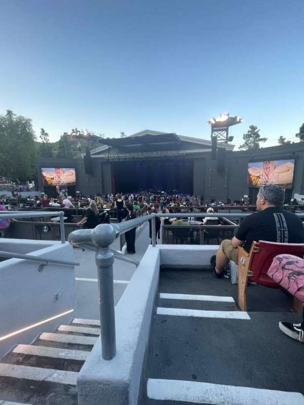 The Greek Theatre, section: B Right, row: C, seat: 2