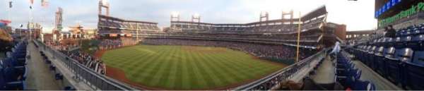 Citizens Bank Park, section: 244, row: 1, seat: 9