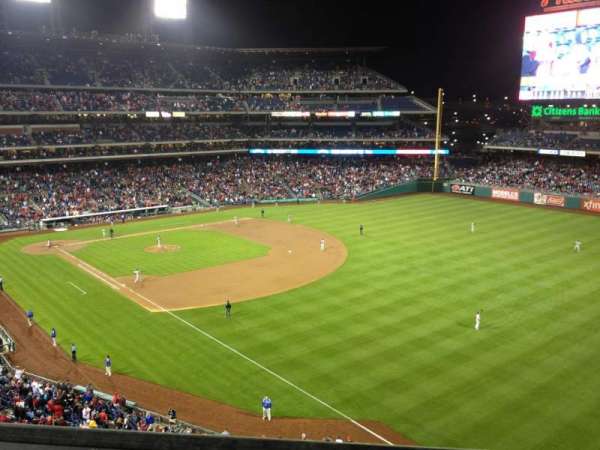 Citizens Bank Park, section: 308, row: 1, seat: 23