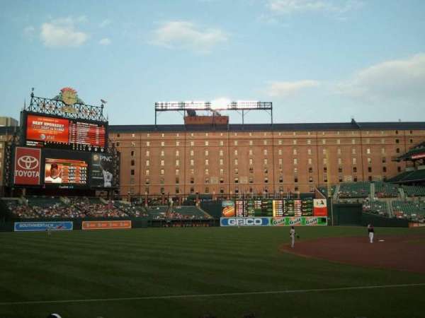 Oriole Park at Camden Yards, section: 61, row: 8, seat: 11