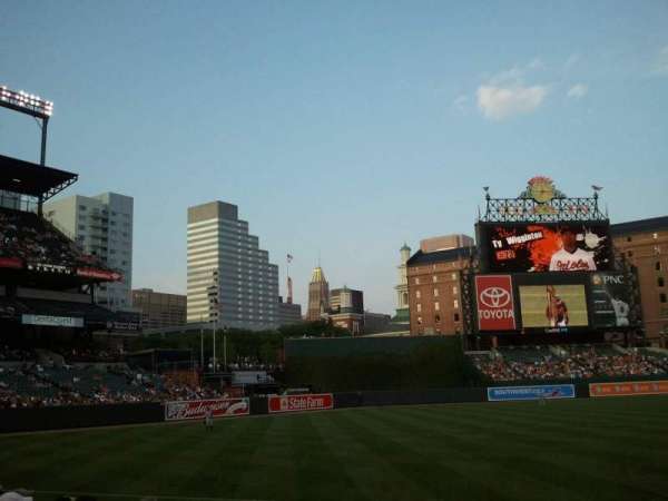 Oriole Park at Camden Yards, section: 61, row: 8, seat: 11