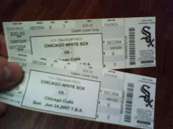 Rate Field, section: 554, row: 9, seat: 2-3