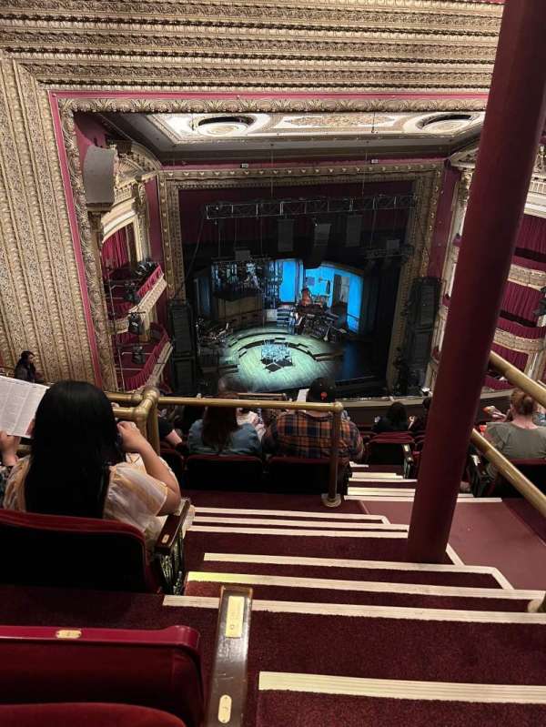 CIBC Theatre, section: Balcony L, row: K, seat: 1