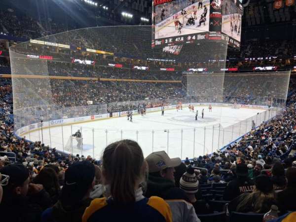 KeyBank Center, section: 121, row: 19, seat: 8