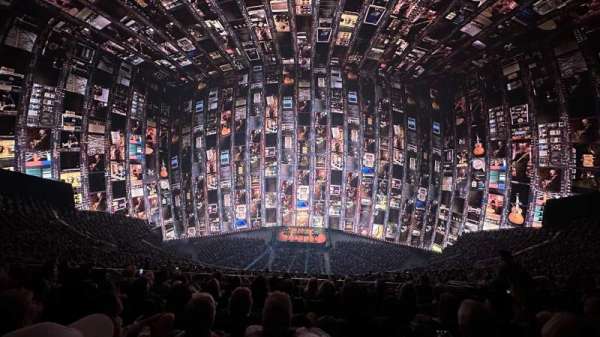 The Sphere, Vegas, section: 406, row: 10, seat: 19