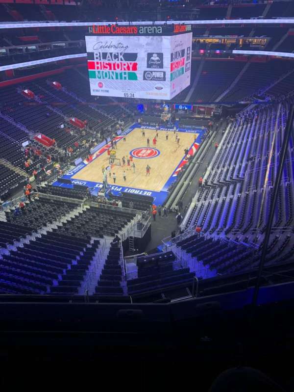 Little Caesars Arena, section: 217, row: 1, seat: 10