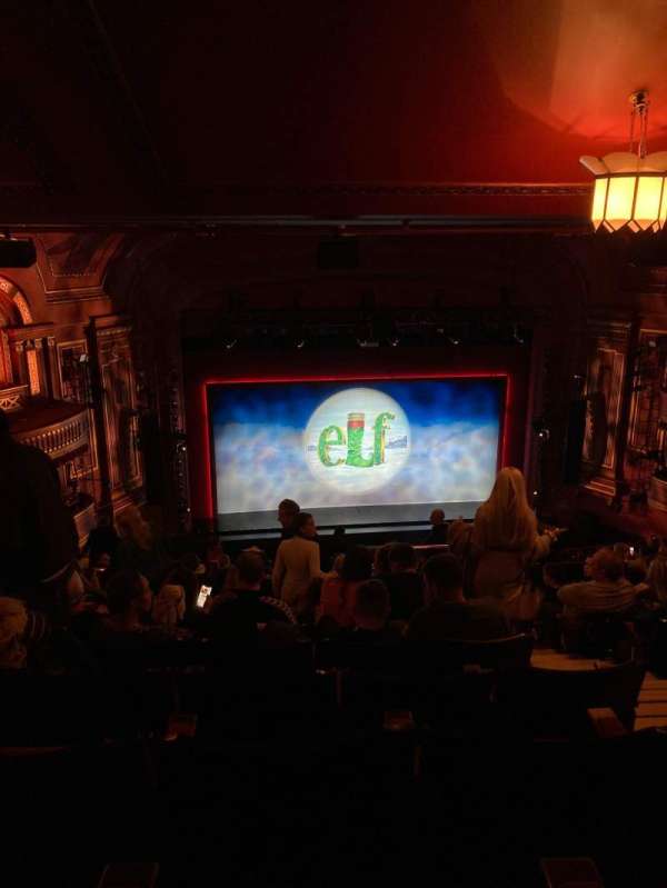 Dominion Theatre, section: Circle, row: Q, seat: 31
