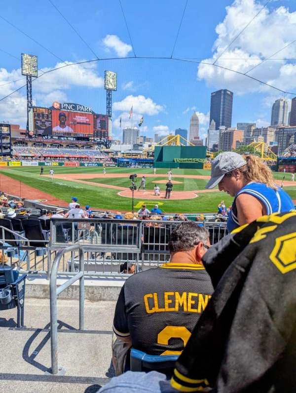 PNC Park, section: 115, row: E, seat: 21