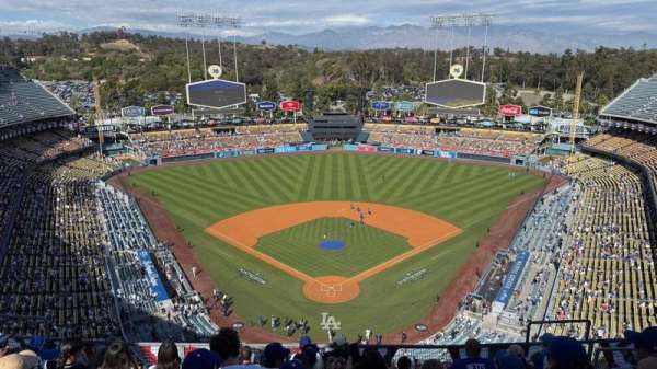 Dodger Stadium, section: 1TD, row: J, seat: 8