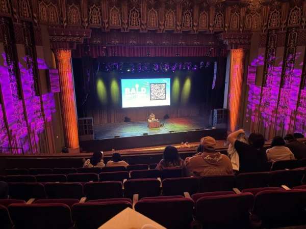The Wiltern, section: Loge L, row: FF, seat: 121