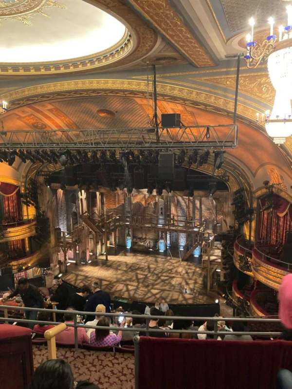 Richard Rodgers Theatre, section: Rear Mezzanine L, row: K, seat: 18