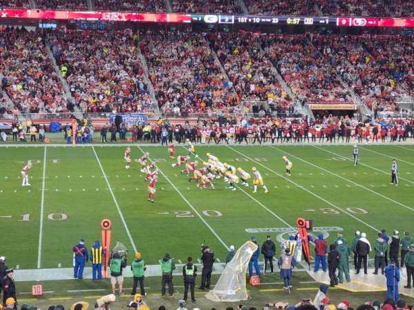 Levi's Stadium, section: 119, row: 27, seat: 18