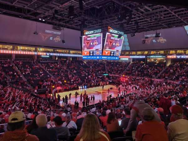 Moody Center, section: 122, row: W, seat: 22