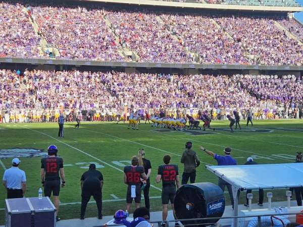 Amon G. Carter Stadium, section: 106, row: F, seat: 21