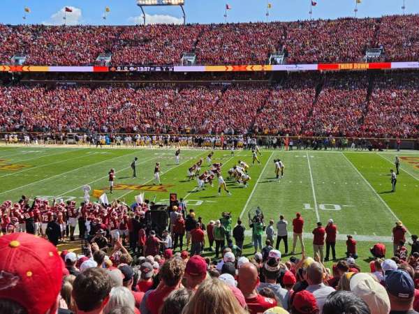 Jack Trice Stadium, section: 12, row: 22