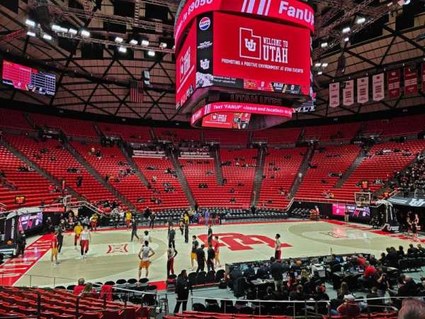 Jon M. Huntsman Center, section: P, row: 12, seat: 5