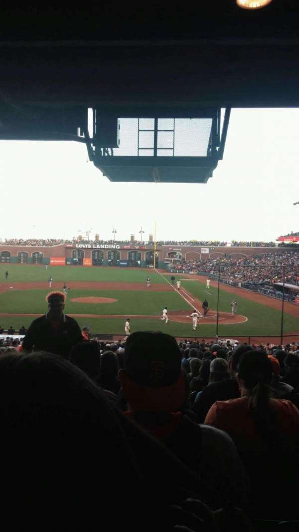 Oracle Park, section: 121, row: 37, seat: 16