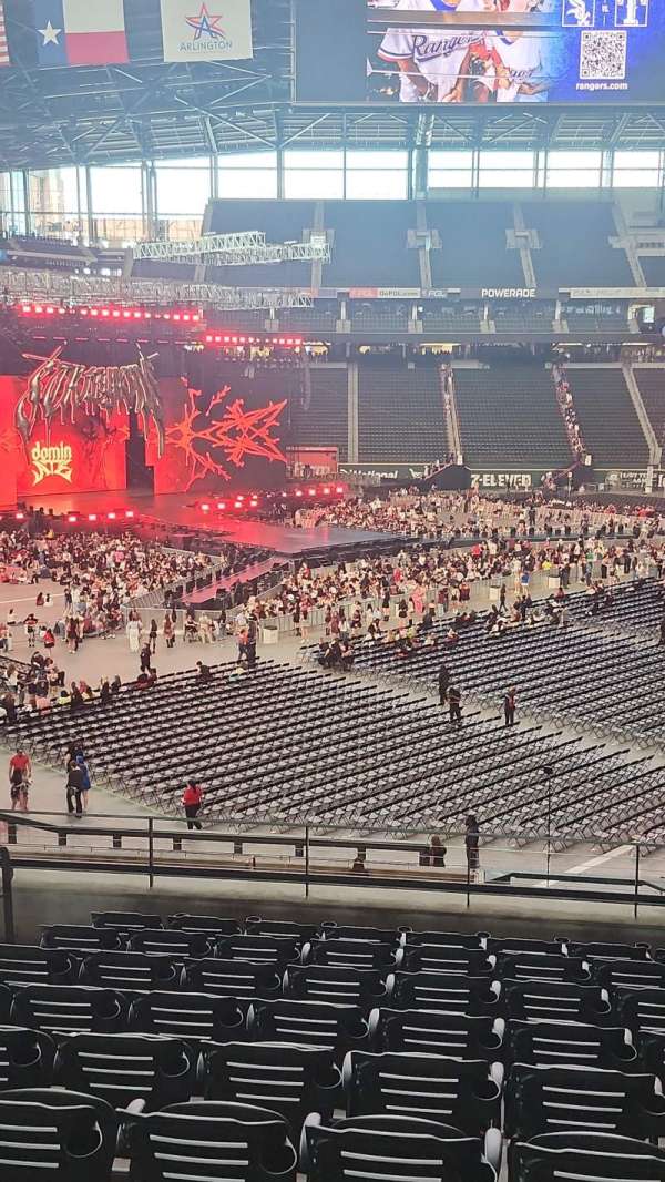 Globe Life Field, section: 107, row: 10, seat: 5