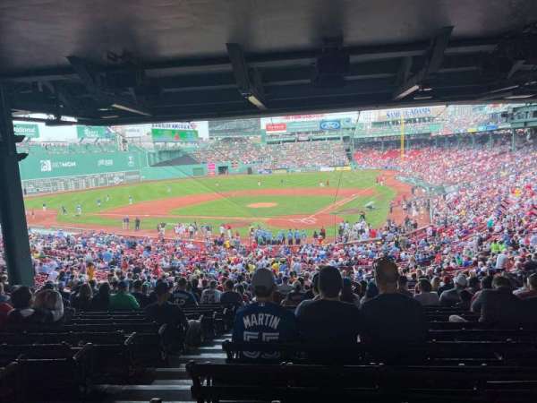 Fenway Park, section: Grandstand 22, row: 16, seat: 21