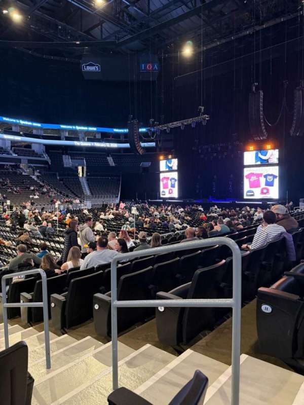 Spectrum Center, section: 115, row: I, seat: 2