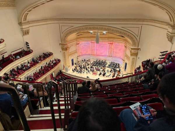 Carnegie Hall, section: Lower Balcony R, row: K, seat: 2